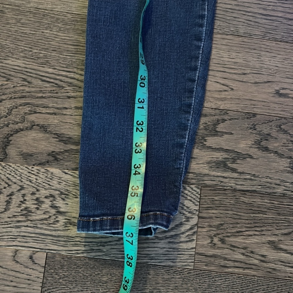 Wax distressed skinny jeans  Sz 7 - Picture 10 of 15